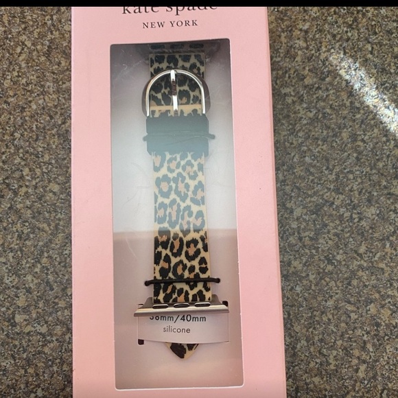 kate spade Accessories - Kate Spade Leopard Silicone 38/40mm Band For Apple Watch®